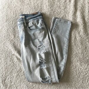 721 Levi’s Light Blue Distressed Jeans